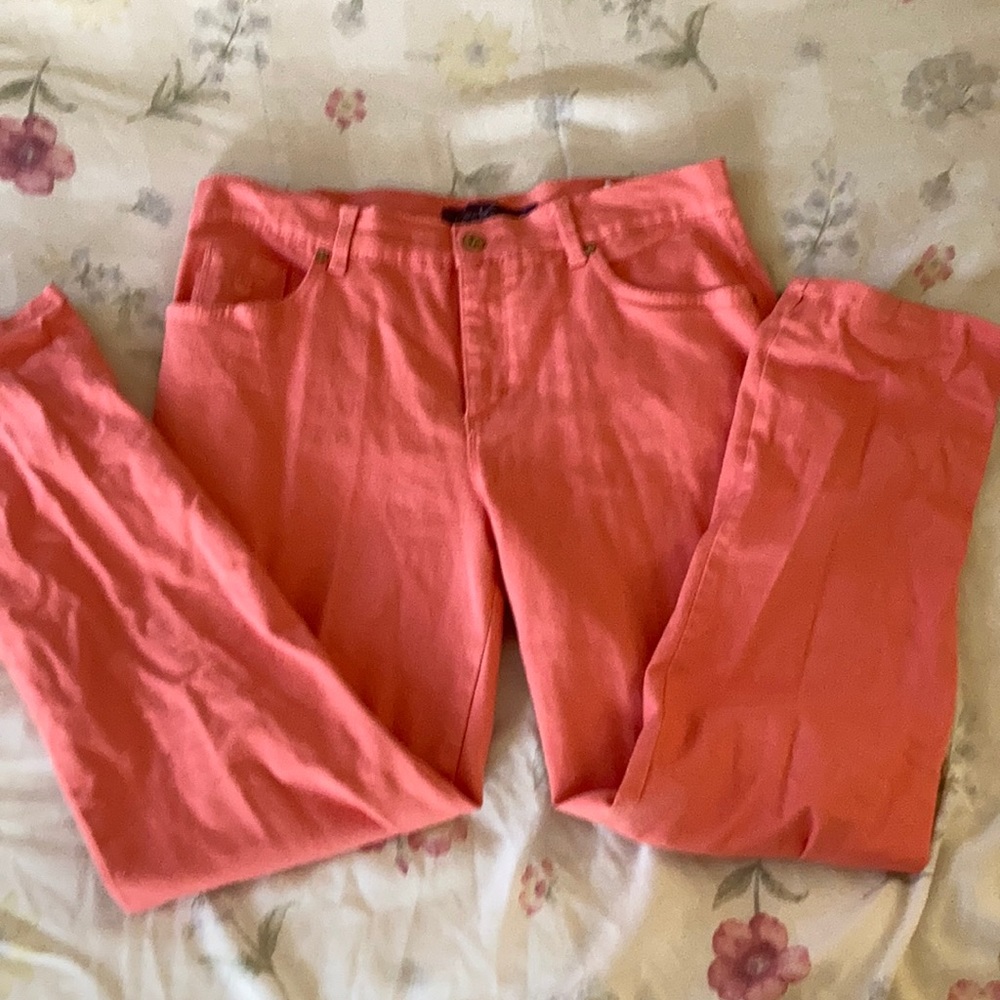 Gloria Vanderbilt Amanda Pink Jean Size 12